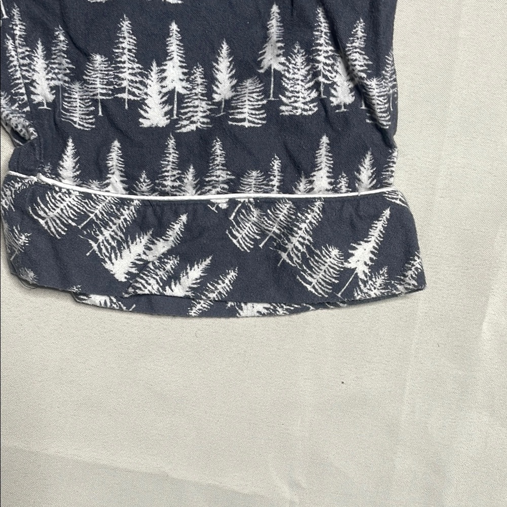 Convington Pajama Pants Gray and White Tree Print - Picture 4 of 11